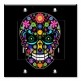 Printed 2 Gang Decora Duplex Receptacle Outlet with matching Wall Plate - Multi Color Sugar Skull