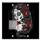 Printed 2 Gang Decora Switch - Outlet Combo with matching Wall Plate - Goth Girl